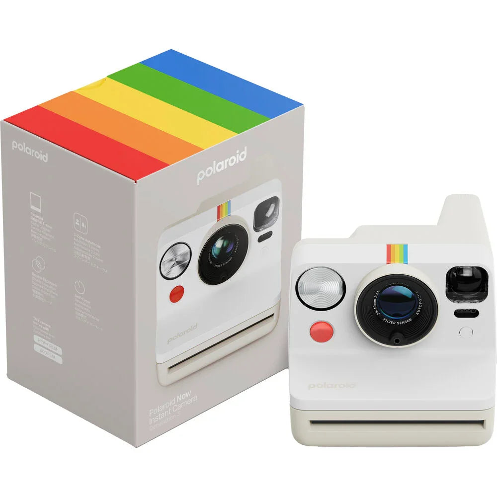 Polaroid Now Gen 3 i-Type Instant Camera (Pebble White) - Starter Bundle at PROCAM | procam.com