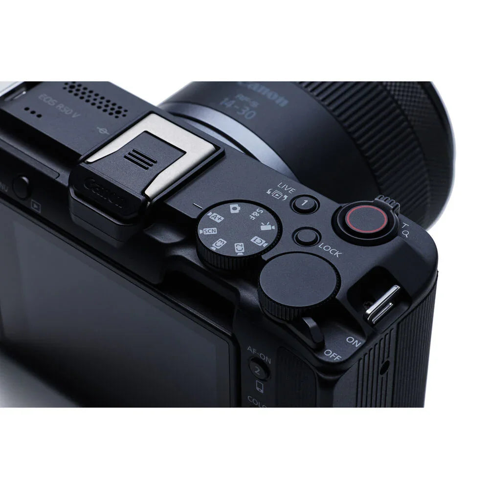 Canon EOS R50 V Mirrorless Camera with RF-S 14-30mm f/4-6.3 IS STM PZ Lens at PROCAM | procam.com