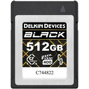 Delkin Devices BLACK CFexpress Type B 4.0 Memory Card - 512GB at PROCAM | procam.com