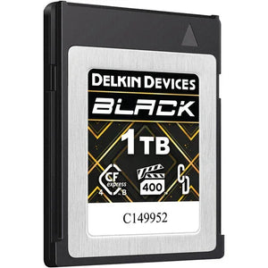 Delkin Devices 1TB BLACK CFexpress Type B 4.0 Memory Card at PROCAM | procam.com