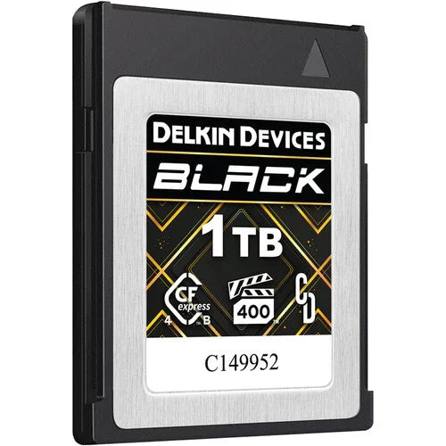 Delkin Devices 1TB BLACK CFexpress Type B 4.0 Memory Card at PROCAM | procam.com