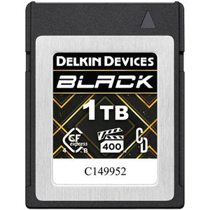Delkin Devices 1TB BLACK CFexpress Type B 4.0 Memory Card at PROCAM | procam.com