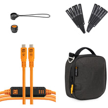 Tether Tools TetherPro Optima 10G Starter Tethering Kit (15', High-Visibility Orange)