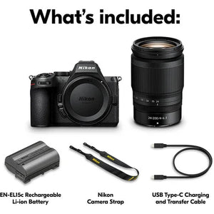 Nikon Z5 II Mirrorless Camera with Z 24-200mm f/4-6.3 VR Lens at PROCAM | procam.com