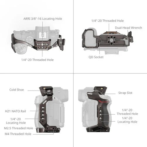 SmallRig "Night Eagle" Cage for Nikon Z5, Z5 II, Z6, Z6 II, Z7 & Z7 II at PROCAM | procam.com