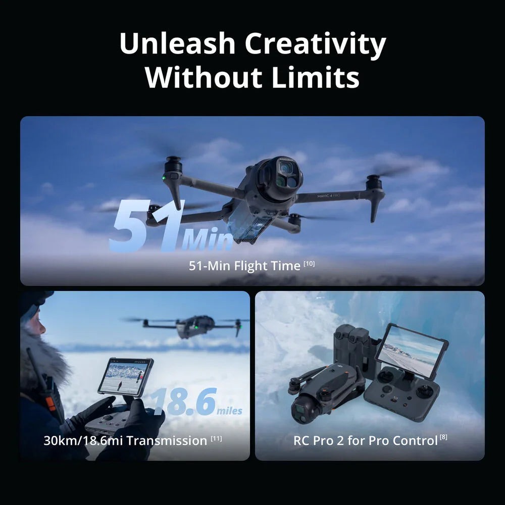 DJI Mavic 4 Pro Fly More Combo w/ RC 2 Remote at PROCAM | procam.com