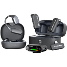 Hollyland LARK MAX 2 Ultimate Combo 2-People Wireless Microphone System for Cameras and Mobile Devices (Space Gray, 2.4 GHz)
