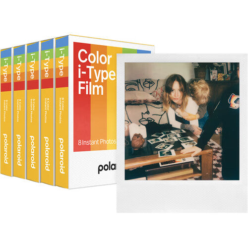 Polaroid i-Type Instant Color Film (5 Packs, 40 Exposures)