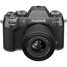 Fujifilm X-T50 Mirrorless Camera with 15-45mm f/3.5-5.6 Lens (Charcoal Silver)