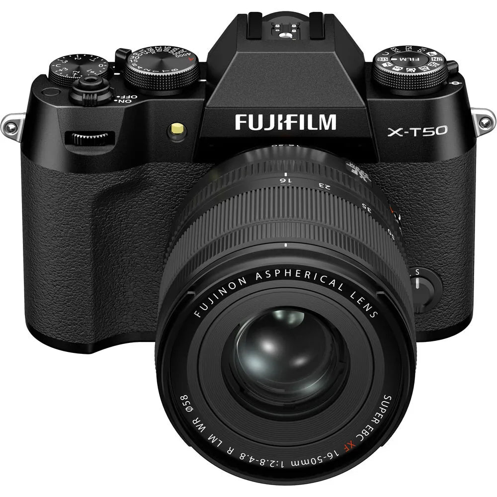 Fujifilm X-T50 Mirrorless Camera with XF 16-50mm f/2.8-4.8 Lens (Black) at PROCAM | procam.com