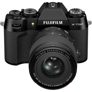 Fujifilm X-T50 Mirrorless Camera with XF 16-50mm f/2.8-4.8 Lens (Black) at PROCAM | procam.com