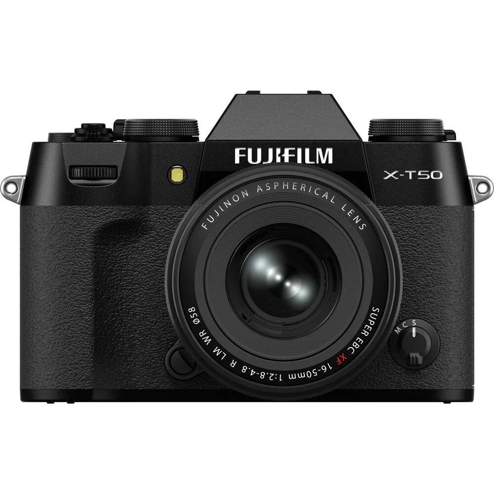 Fujifilm X-T50 Mirrorless Camera with XF 16-50mm f/2.8-4.8 Lens (Black) at PROCAM | procam.com
