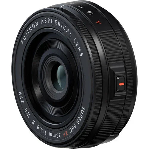 FUJIFILM XF 23mm f/2.8 R WR Pancake Lens (Black) at PROCAM | Shop