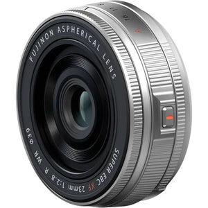 FUJIFILM XF 23mm f/2.8 R WR Pancake Lens (Silver) at PROCAM | procam.com