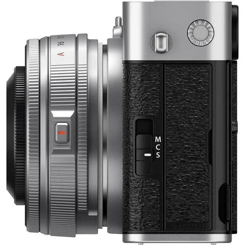 FUJIFILM X-E5 Mirrorless Camera with XF 23mm f/2.8 Lens (Silver) at PROCAM | procam.com