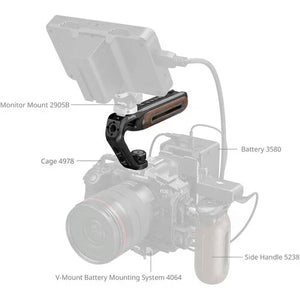 SmallRig Wooden Top Handle with 1/4"-20 & 3/8"-16 Locating Screw at PROCAM | procam.com
