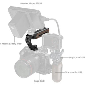 SmallRig Wooden Top Handle with 1/4"-20 & 3/8"-16 Locating Screw at PROCAM | procam.com