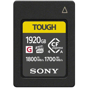 Sony CFexpress 4.0 Type A TOUGH Memory Card - 1920GB at PROCAM | procam.com