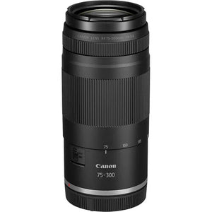 Canon EOS R100 Digital Camera with RF-S 18-45mm f/4.5-6.3 IS STM Lens and RF 75-300mm f/4-5.6 Lens - Double Zoom Lens Kit at PROCAM | procam.com