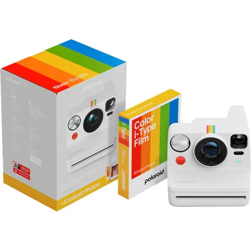 Polaroid Now+ Gen 3 i-Type Instant Camera (White) - Starter Bundle at PROCAM | procam.com