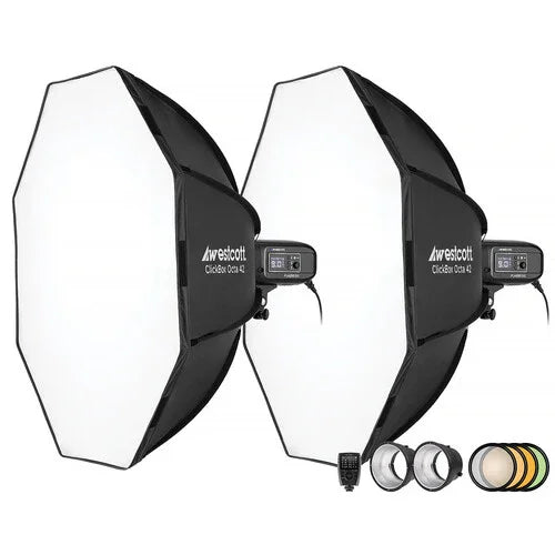 Westcott FJ400-SE 2-Light Studio Strobe Kit with FJ-X3 S Wireless Trigger for Sony Cameras (AC/110V) at PROCAM | procam.com