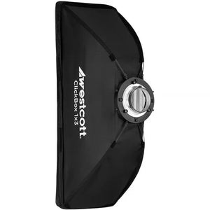 Westcott ClickBox 1x3' Softbox (Bowens) at PROCAM | procam.com