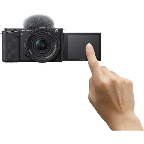 Sony ZV-E10 Mirrorless Camera with PZ 16-50mm f/3.5-5.6 OSS II Lens (Black) at PROCAM | procam.com