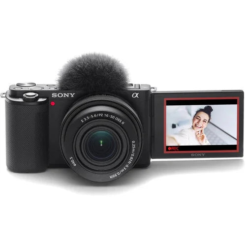 Sony ZV-E10 Mirrorless Camera with PZ 16-50mm f/3.5-5.6 OSS II Lens (Black) at PROCAM | procam.com