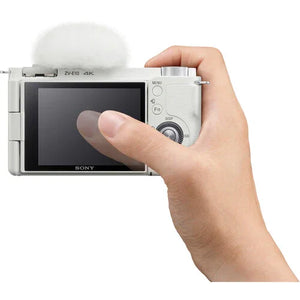 Sony ZV-E10 Mirrorless Camera with PZ 16-50mm f/3.5-5.6 OSS II Lens (White) at PROCAM | procam.com