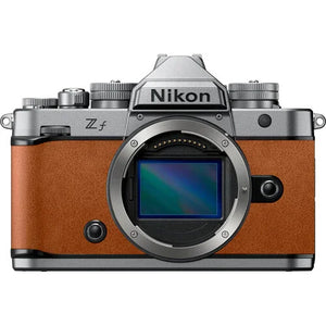 Nikon Zf Mirrorless Camera (Silver & Cognac Brown) at PROCAM | procam.com