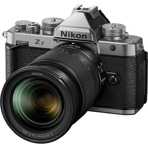 Nikon Zf Mirrorless Camera with Z 24-70mm f/4 S Lens (Silver)