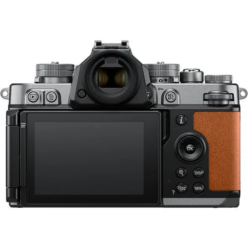 Nikon Zf Mirrorless Camera (Silver & Cognac Brown) at PROCAM | procam.com