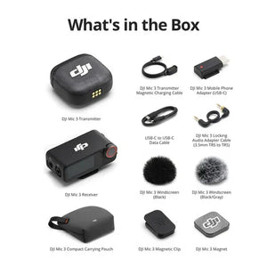 DJI Mic 3 Compact Wireless Microphone System/Recorder for Camera & Smartphone at PROCAM | procam.com