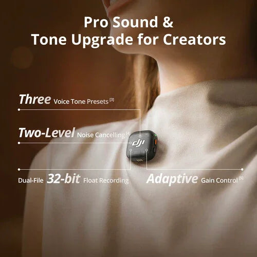 DJI Mic 3 Compact Wireless Microphone System/Recorder for Camera & Smartphone at PROCAM | procam.com