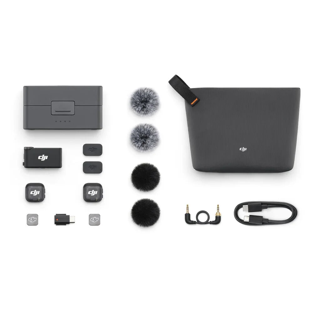DJI Mic 3 2-Person Compact Wireless Microphone System/Recorder for Camera & Smartphone at PROCAM | procam.com