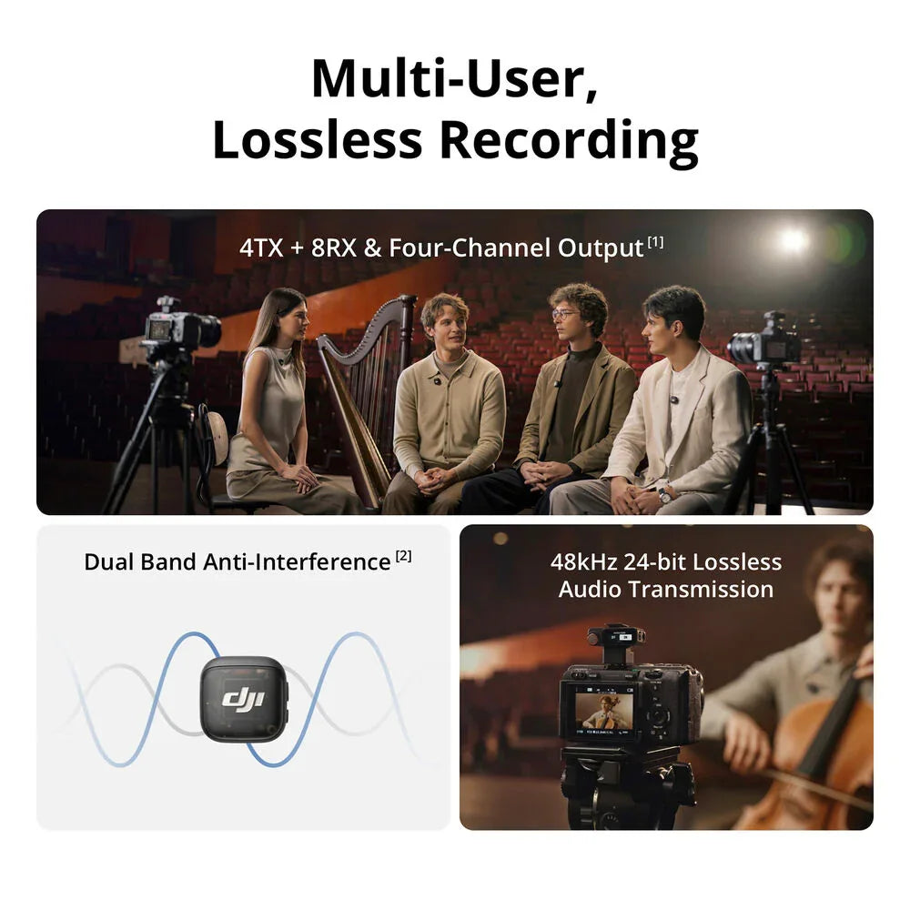 DJI Mic 3 2-Person Compact Wireless Microphone System/Recorder for Camera & Smartphone at PROCAM | procam.com