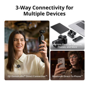 DJI Mic 3 2-Person Compact Wireless Microphone System/Recorder for Camera & Smartphone at PROCAM | procam.com