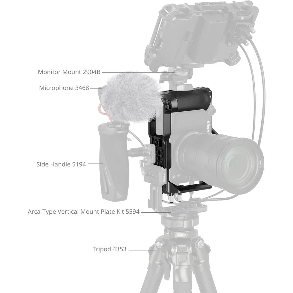 SmallRig Basic Camera Cage Kit for Nikon ZR at PROCAM | procam.com