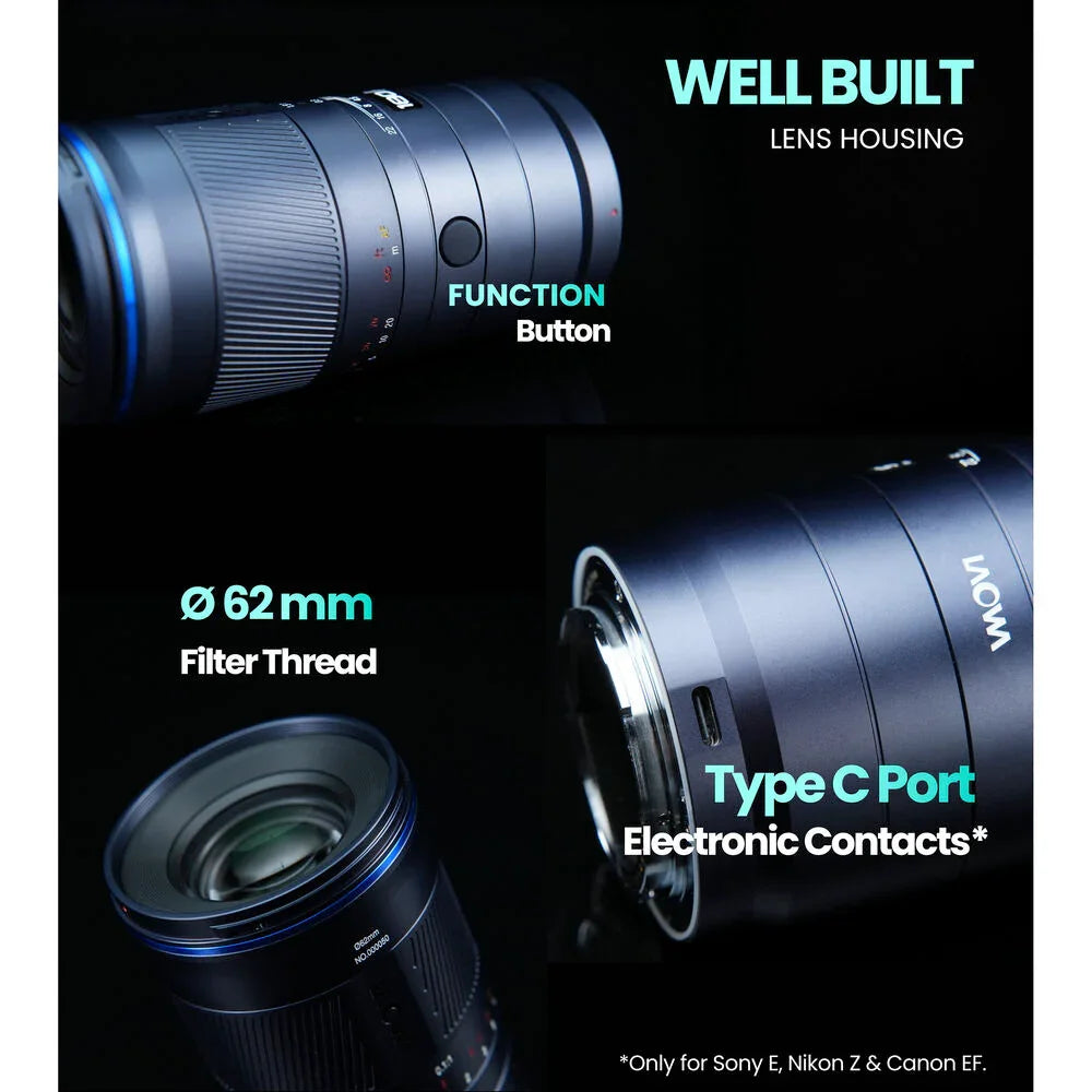 Laowa Venus Optics 180mm f/4.5 1.5x Ultra-Macro APO Lens (Canon RF) at PROCAM | procam.com