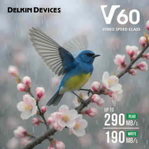 Delkin Devices BLACK UHS-II V60 SDXC Memory Card - 128GB at PROCAM | procam.com
