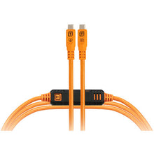 Tether Tools TetherPro Optima 10G USB-C Cable (6', High-Visibility Orange, Straight)