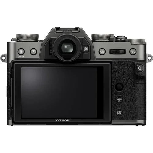FUJIFILM X-T30 III Mirrorless Digital Camera with XC 13-33mm f/3.5-6.3 OIS Lens Kit (Charcoal Silver) at PROCAM | procam.com