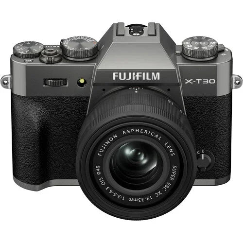 FUJIFILM X-T30 III Mirrorless Digital Camera with XC 13-33mm f/3.5-6.3 OIS Lens Kit (Charcoal Silver) at PROCAM | procam.com