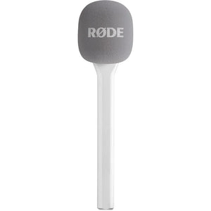 RODE Interview GO Handheld Mic Adapter for Wireless Clip-On Transmitter (White) at PROCAM | procam.com