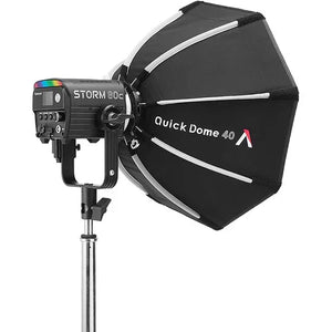 Aputure Quick Dome 40 Softbox for STORM 80c (Mini ProLock Mount) at PROCAM | procam.com