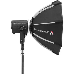Aputure Quick Dome 40 Softbox for STORM 80c (Mini ProLock Mount) at PROCAM | procam.com