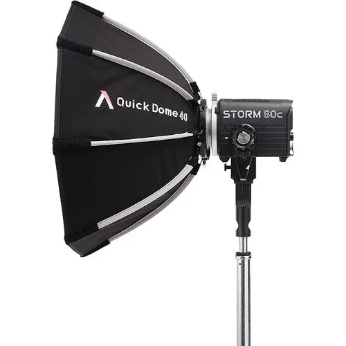 Aputure Quick Dome 40 Softbox for STORM 80c (Mini ProLock Mount) at PROCAM | procam.com