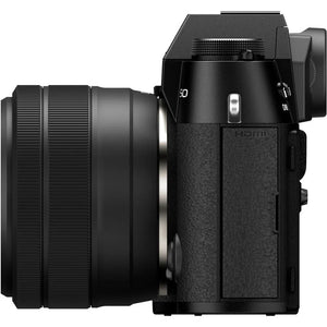 Fujifilm X-T50 Mirrorless Camera with 15-45mm f/3.5-5.6 Lens (Black) at PROCAM | procam.com
