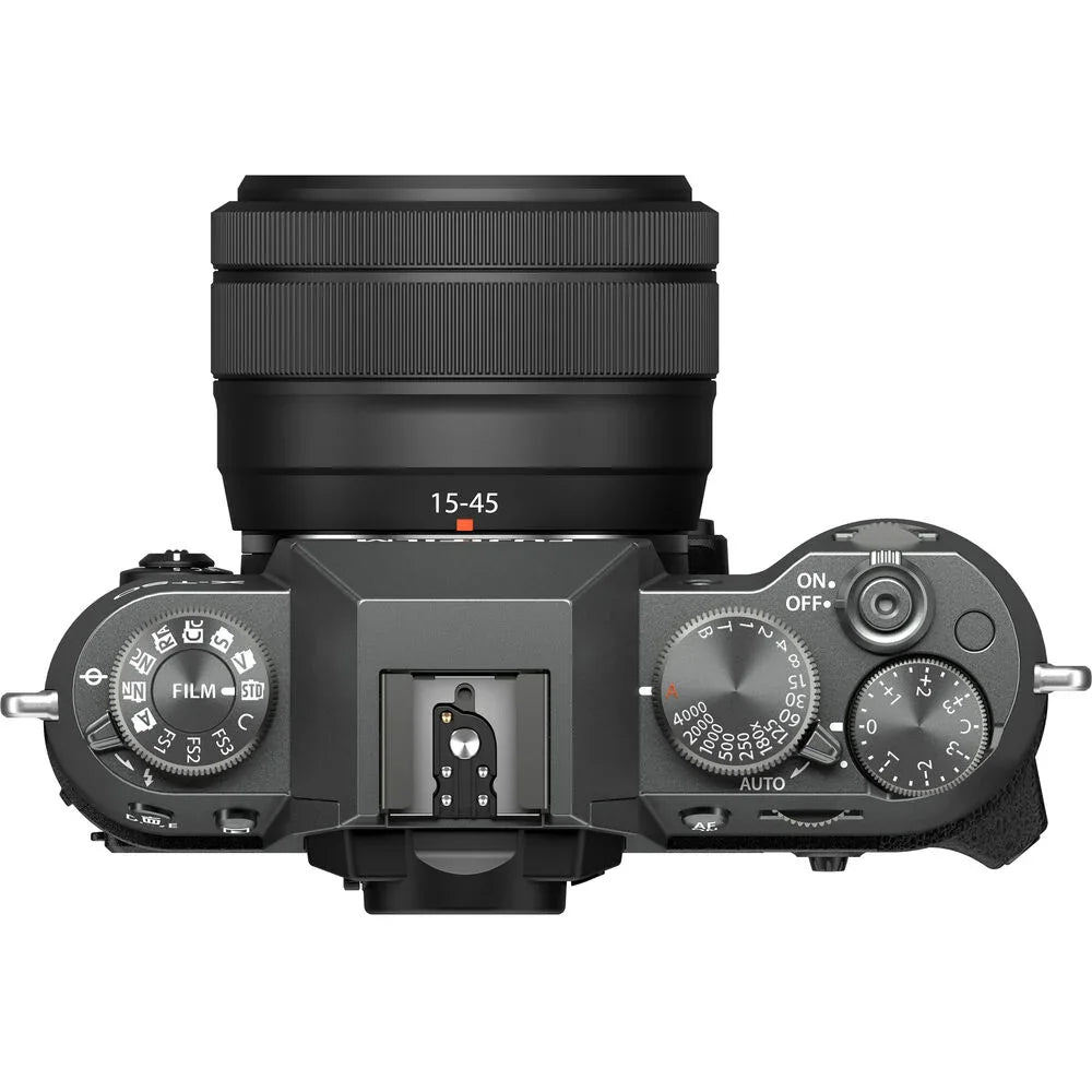 Fujifilm X-T50 Mirrorless Camera with 15-45mm f/3.5-5.6 Lens (Charcoal Silver) at PROCAM | procam.com
