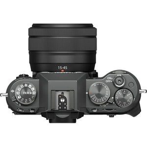 Fujifilm X-T50 Mirrorless Camera with 15-45mm f/3.5-5.6 Lens (Charcoal Silver) at PROCAM | procam.com
